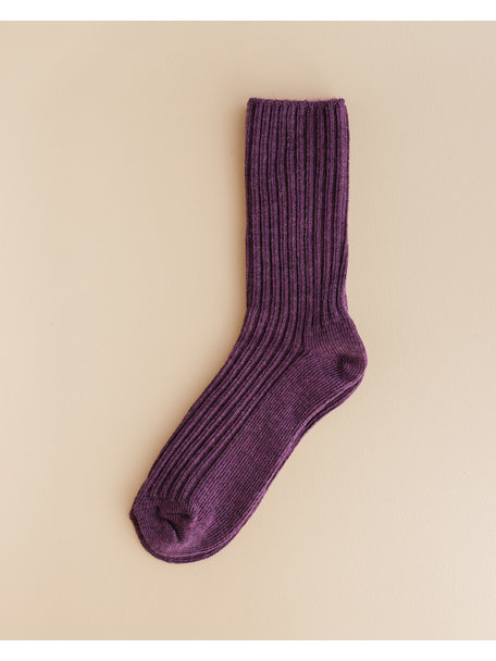 Joha Wool socks - eggplant