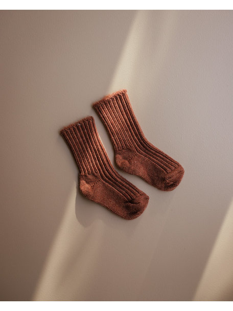 Joha Wool children's socks - copper