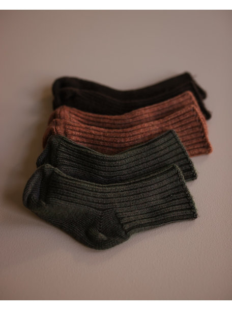 Joha Wool children's socks - copper