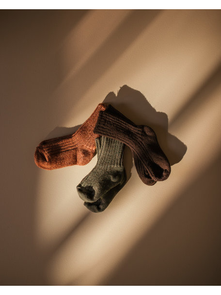 Joha Wool children's socks - copper