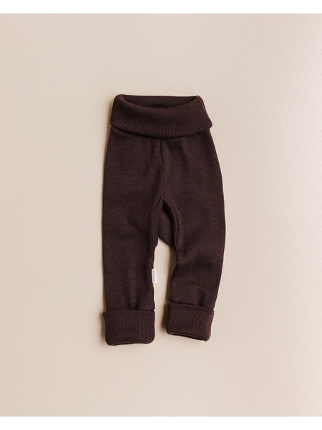 Unaduna Baby pants tiny rib wool 2 in 1 feet - kladdkaka