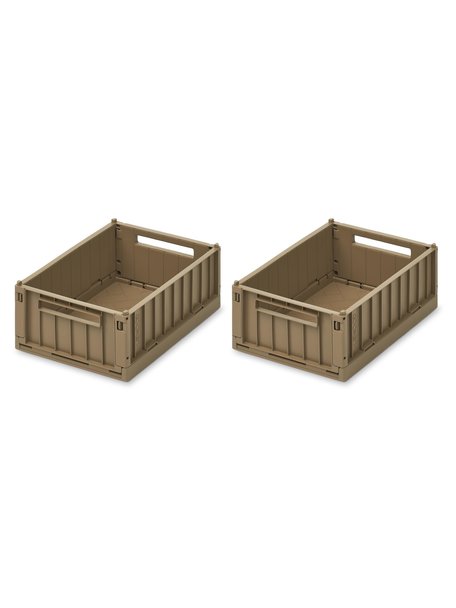 Liewood Foldable storage box - oat