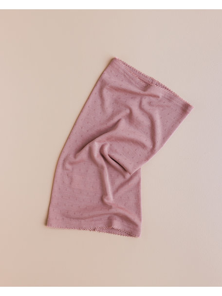 Unaduna Loop scarf wool/silk - cameo rose