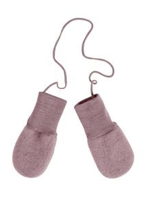 Engel Natur Mittens Wool Fleece - Rosewood