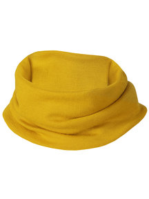 Engel Natur Fine Rib Loop Scarf Wool/Silk - Saffron