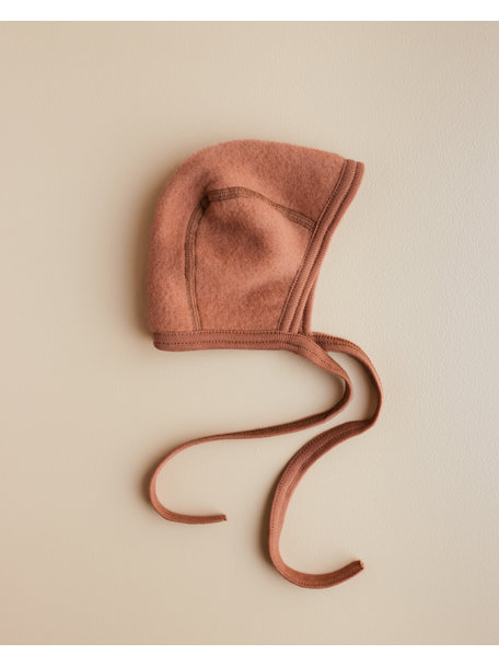 Unaduna X Engel Bonnet Wool Fleece - sienna clay