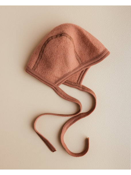 Unaduna X Engel Bonnet Wool Fleece - sienna clay