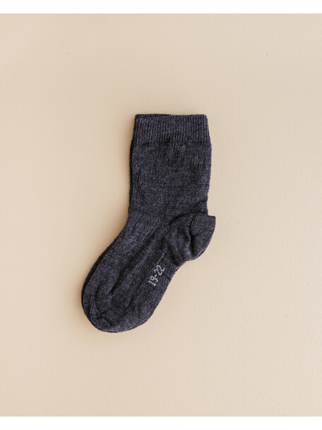 Joha Wool children's socks - anthracite