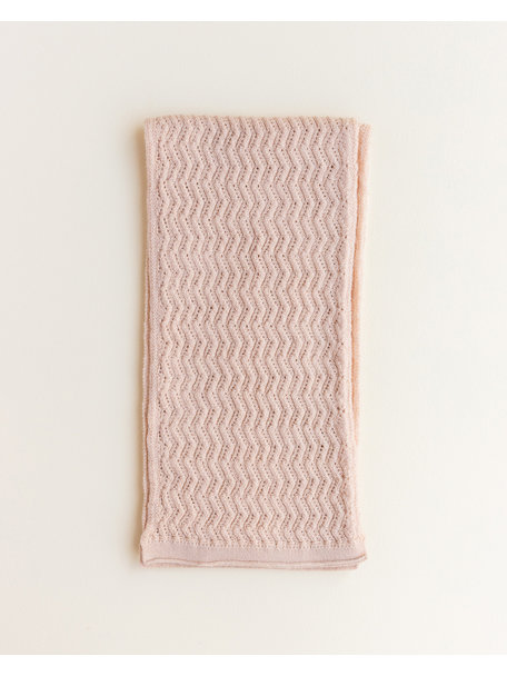 Hvid Merino wool scarf  Frederik - apricot