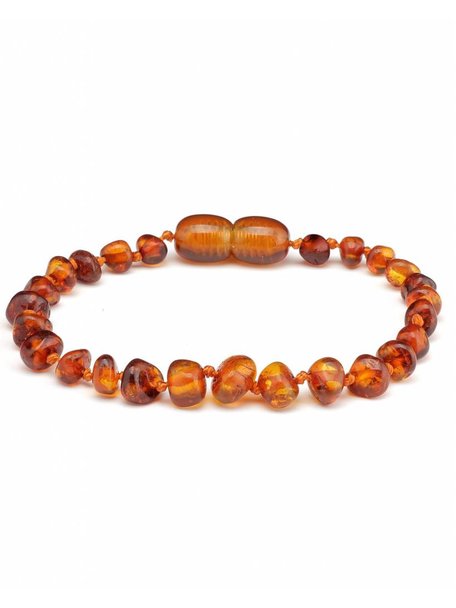 Amber Amber Baby Bracelet 14 cm - Cognac