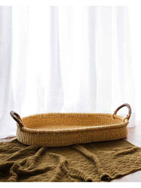 Fair Trade Handwoven changing basket