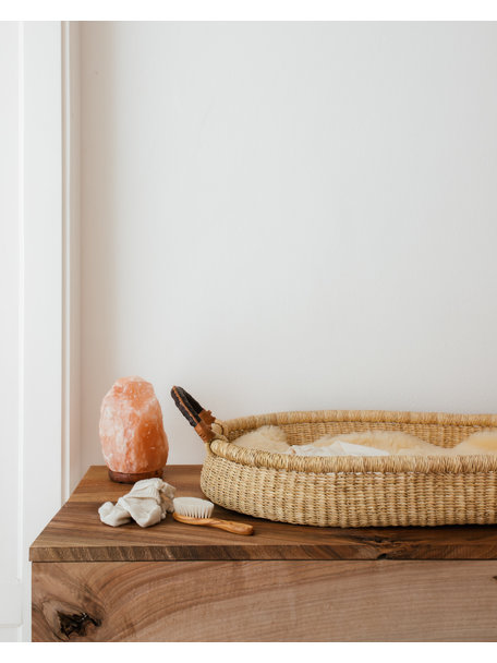 Fair Trade Handwoven changing basket