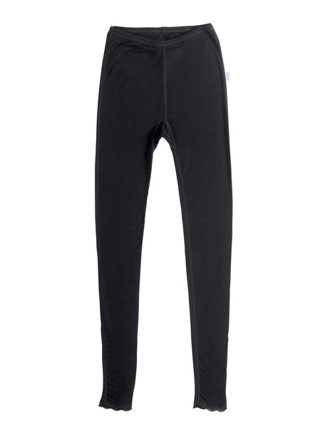 Joha Women's leggings Cecilie merino wool - black