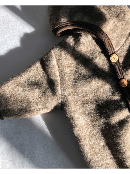 Cosilana Baby Overall Wool Fleece - Brown