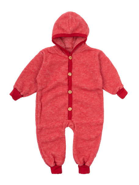 Cosilana Baby Overall Wool Fleece - Red