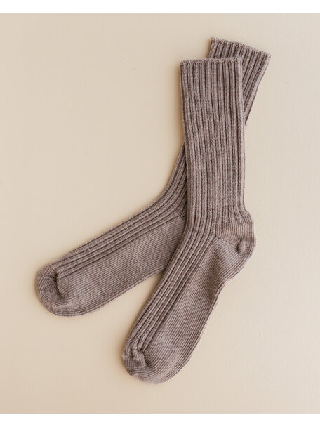Joha Wool socks - light brown