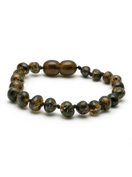 Amber Amber Ladies bracelet 19cm - olive