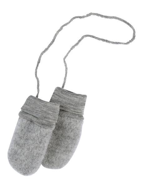 Engel Natur Mittens Wool Fleece - Grey