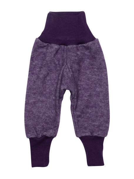 Cosilana Pants Wool Fleece - purple