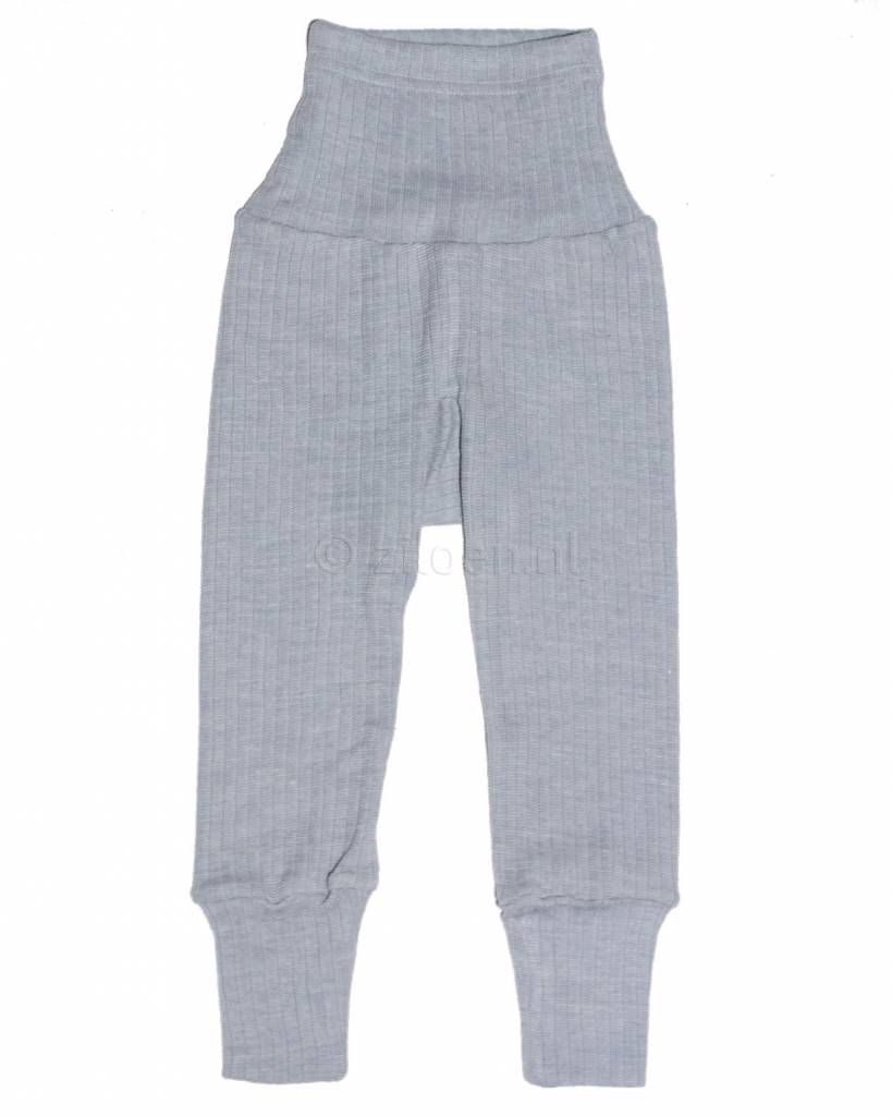 Pantaloni Vita Larga Neonati Pantaloni Bambini Engel Natur - Lana Merino E Seta Bio 70/30, Taglia 86/92 Engel Lana Seta Bambino - 14