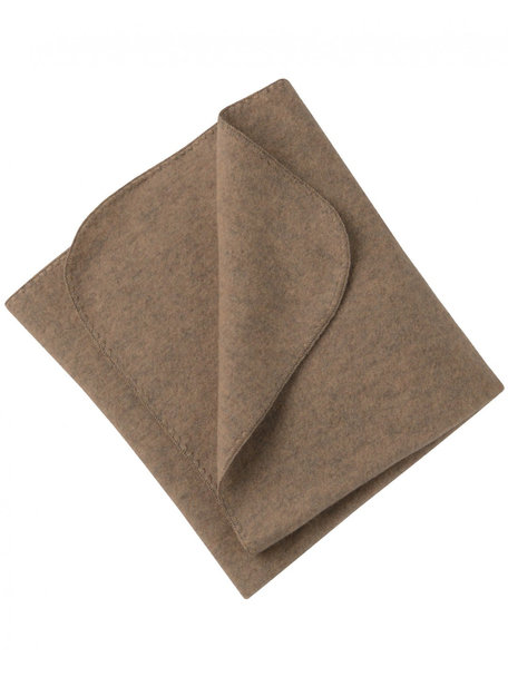 Engel Natur Baby Blanket Wool Fleece - walnut