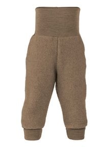 Engel Natur Trousers Wool Fleece - Walnut