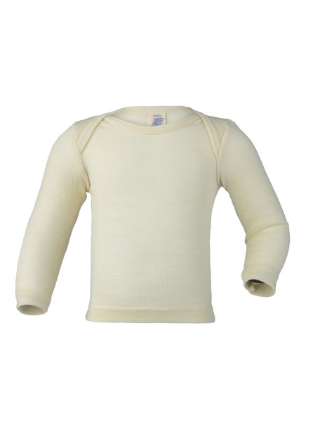 Engel Natur Baby Longsleeve Shirt Wool/Silk - Natural