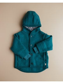 Disana Boiled wool jacket - pacific