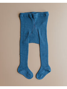Grödo Baby Tights Wool - jeans blue