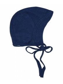 Cosilana Baby Bonnet Wool/Silk - Navy