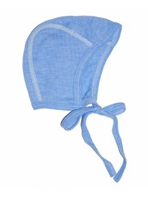 Cosilana Baby Bonnet Wool/Silk/Cotton - Blue