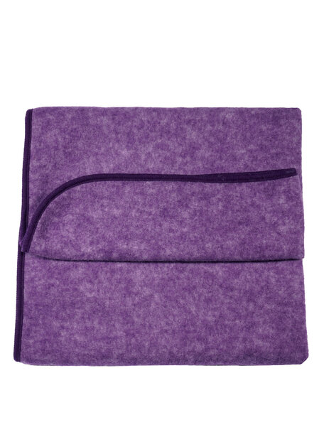 Cosilana Wool Fleece Blanket -  Purple