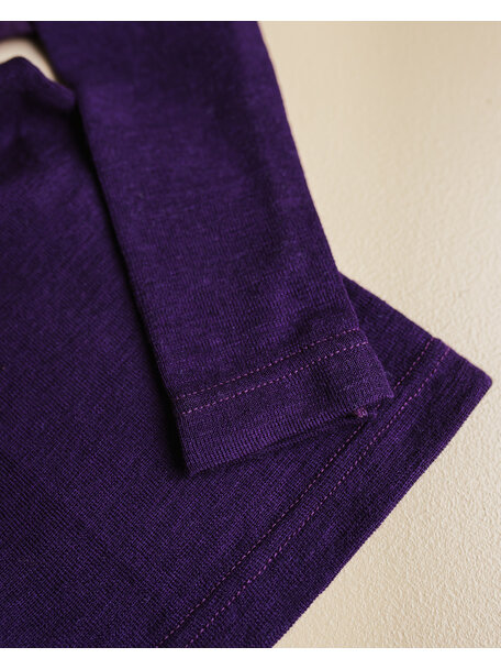 Cosilana Kids turtleneck wool / silk - purple