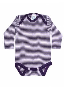 Cosilana Baby Body Striped Wool/Silk - Purple