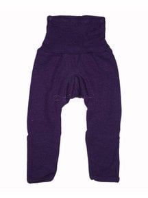 Cosilana Baby Pants With Scratch Protection Wool/Silk - Purple