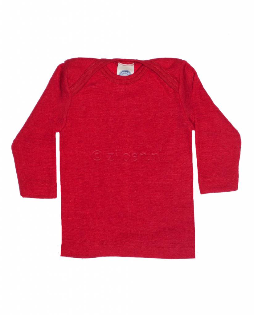 Bier ondergeschikt Gezichtsvermogen Cosilana Baby Shirt Wool/Silk - Red: Organic & Fair Trade | Ziloen - Ziloen