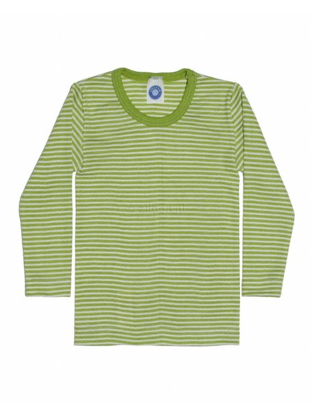 Cosilana Kids Longsleeve Striped Wool/Silk - Green