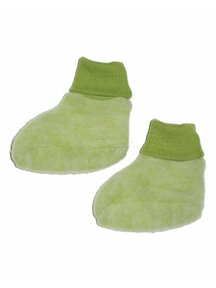 Cosilana Booties Wool Fleece - green