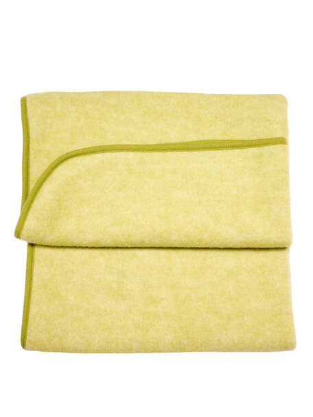 Cosilana Wool Fleece Blanket -  Green