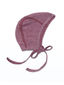 Cosilana Baby Bonnet Wool/Silk/Cotton - Burgundy