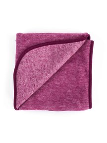 Cosilana Wool Fleece Blanket - Burgundy Cosilana Wool Fleece Blanket - Burgundy
