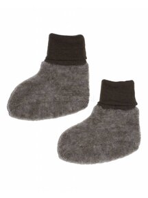 Cosilana Booties Wool Fleece - brown