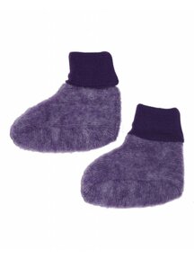 Cosilana Booties Wool Fleece - purple