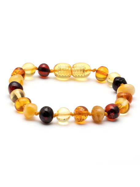 Amber Amber Ladies anklet 23cm - multi