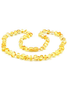 Amber Amber Ladies Necklace 45cm - lemon