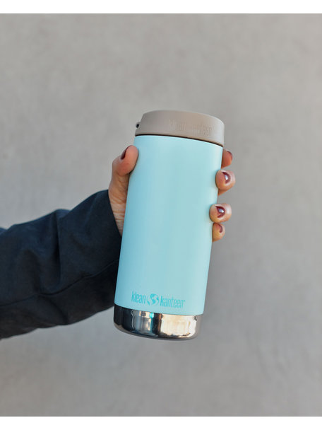 Klean Kanteen Insulated TKWide 355 ml with café cap - light blue