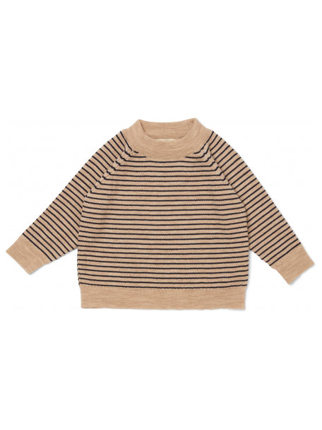 Konges Sløjd Merino wool sweater - navy stripe