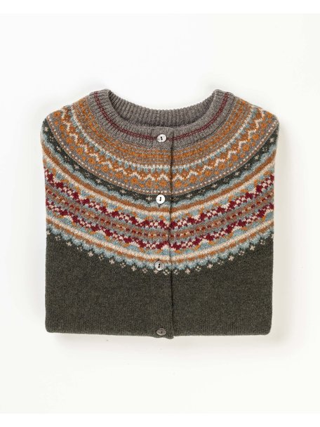 Eribé Alpine cardigan short - bracken