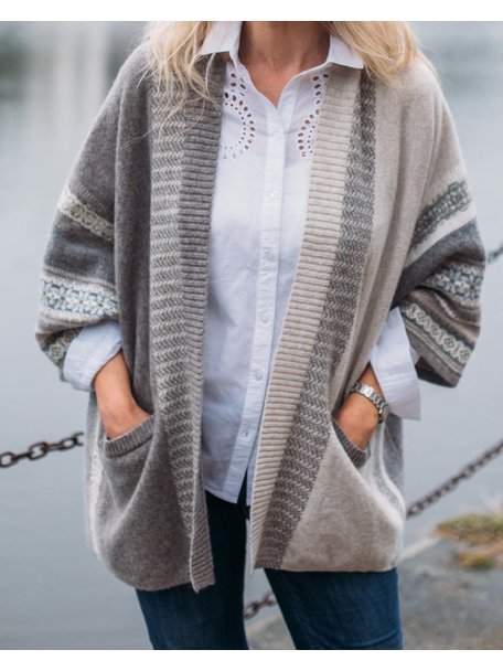 Eribé Blanket coat - edelweiss