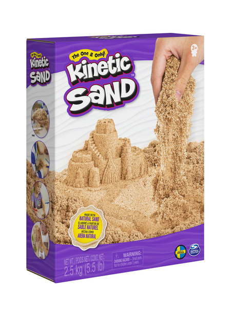 Kinetic sand for indoor playing, box of 2.5 kg